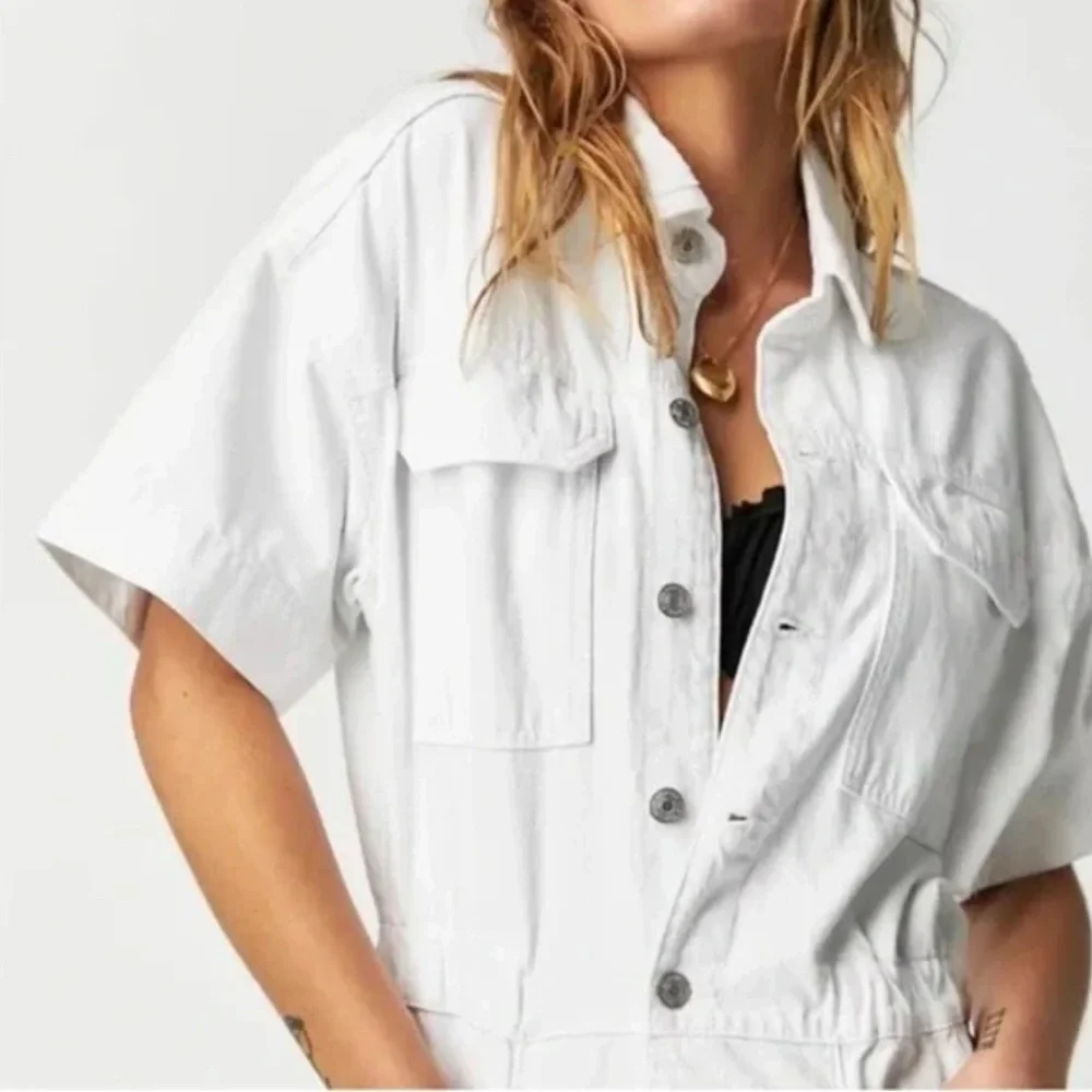 COPY - Free People Marci Cuffed Shortalls
